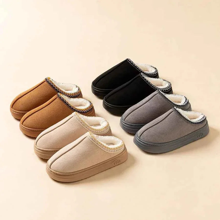 Chaussons fourrées
