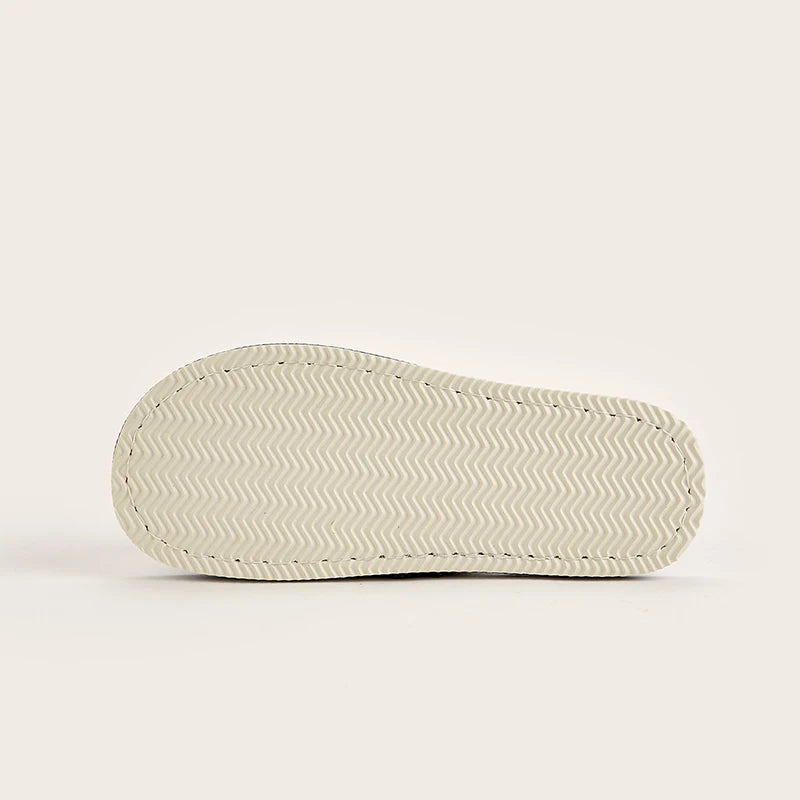 Chaussons Ouverts Homme Bleu