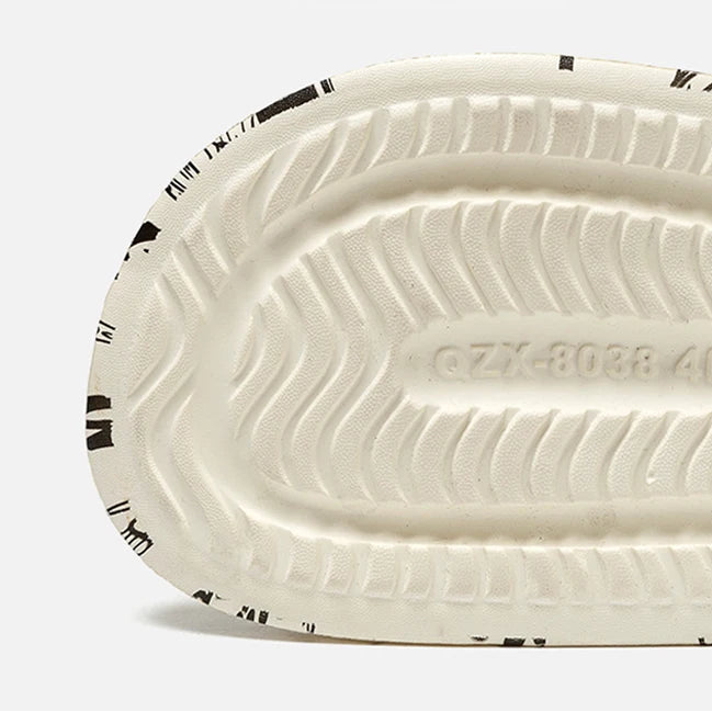 Claquettes Confort Femme Blanc