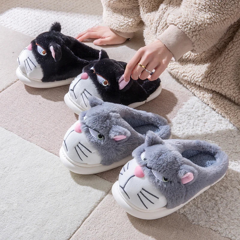 Chaussons Chat Noir
