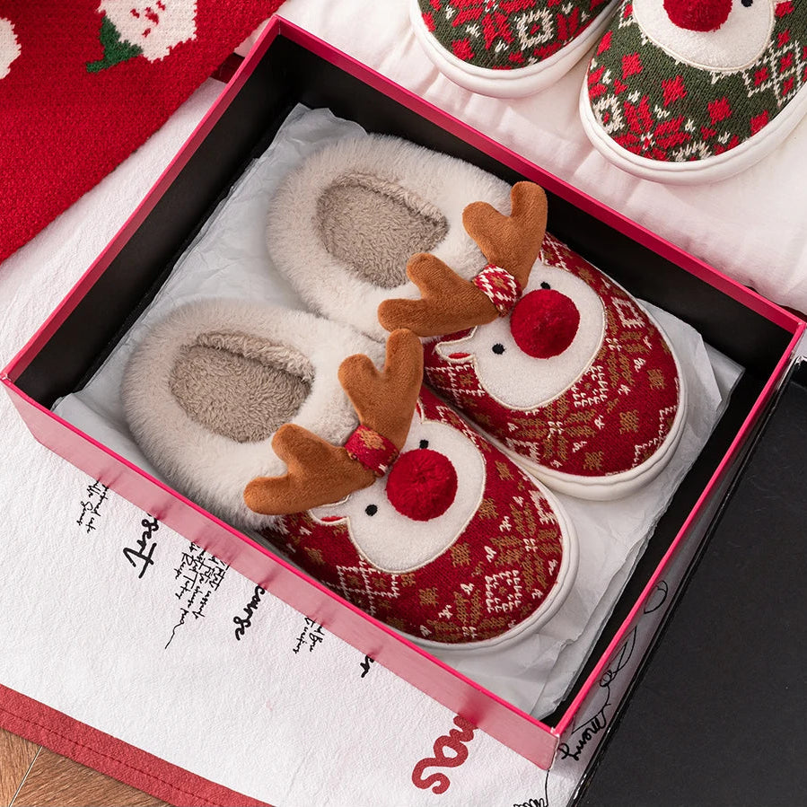 Chaussons Noël Rouge