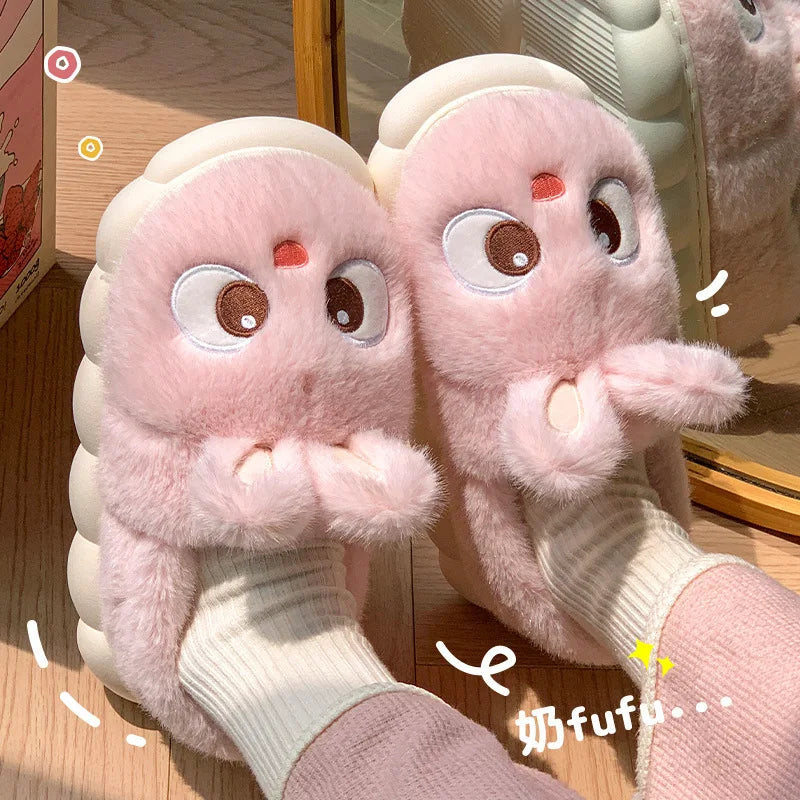 Chaussons Lapin Rose