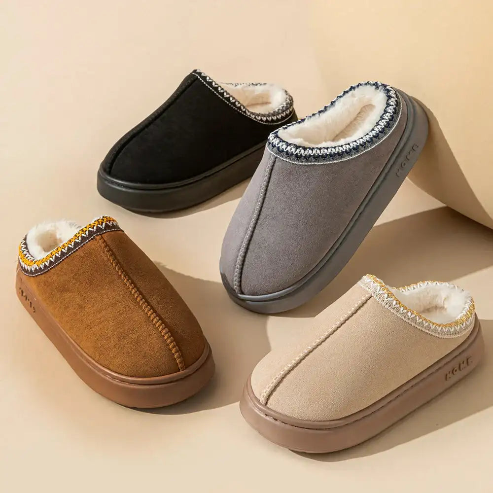 Chaussons Confort Marron