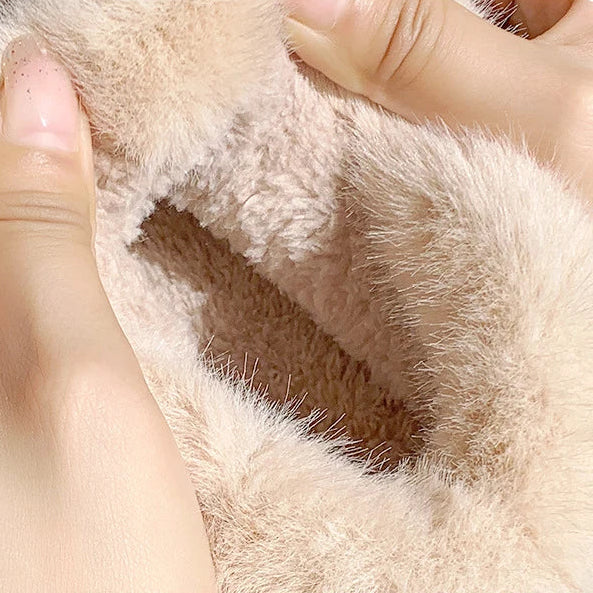Chaussons Élégants Femme Beige