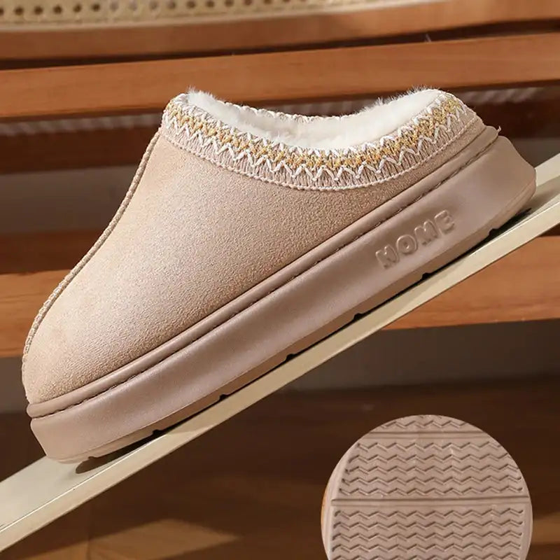 Chaussons Confort Beige