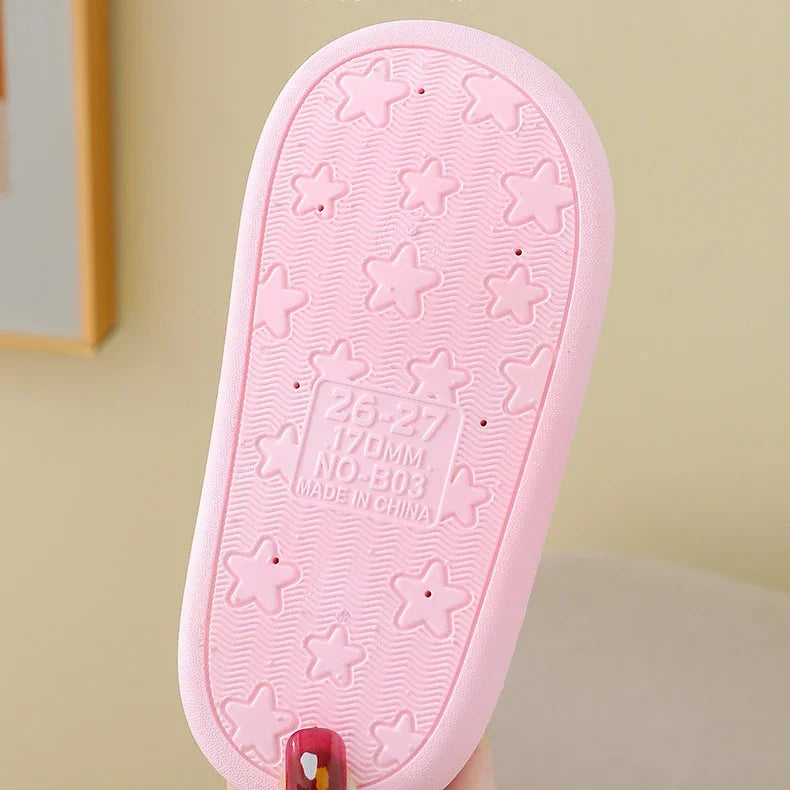 Claquette Enfant Licorne Rose