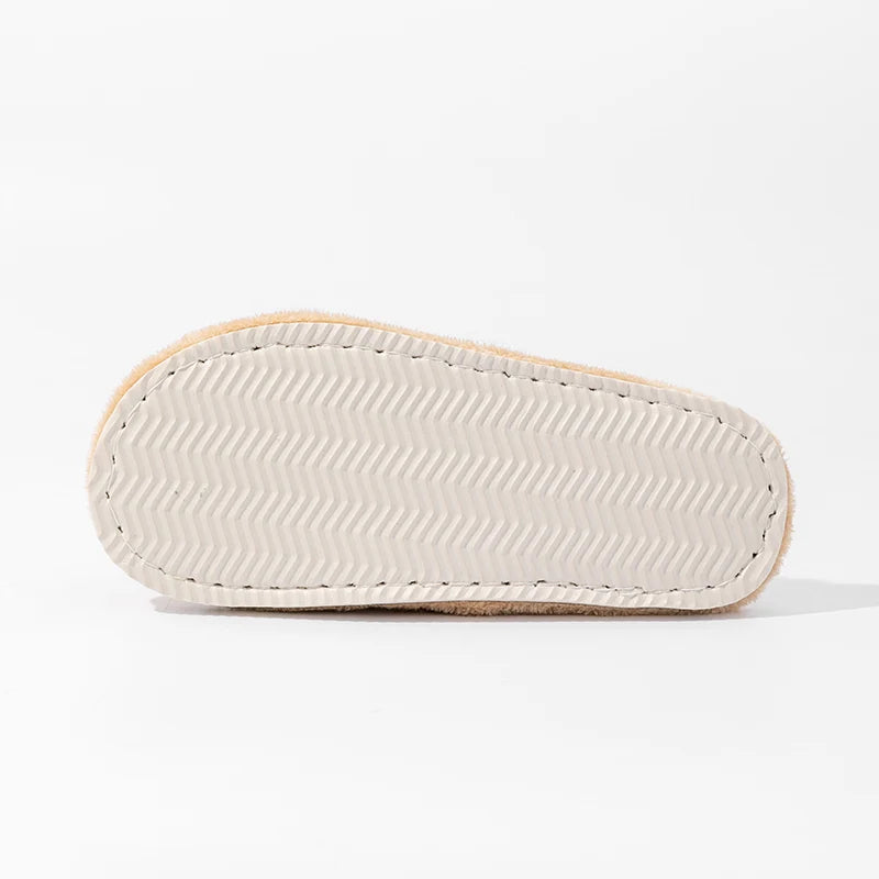 Chaussons Léopard Femme Beige