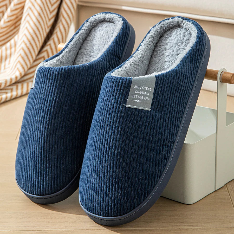 Chaussons Fermés Homme Bleu