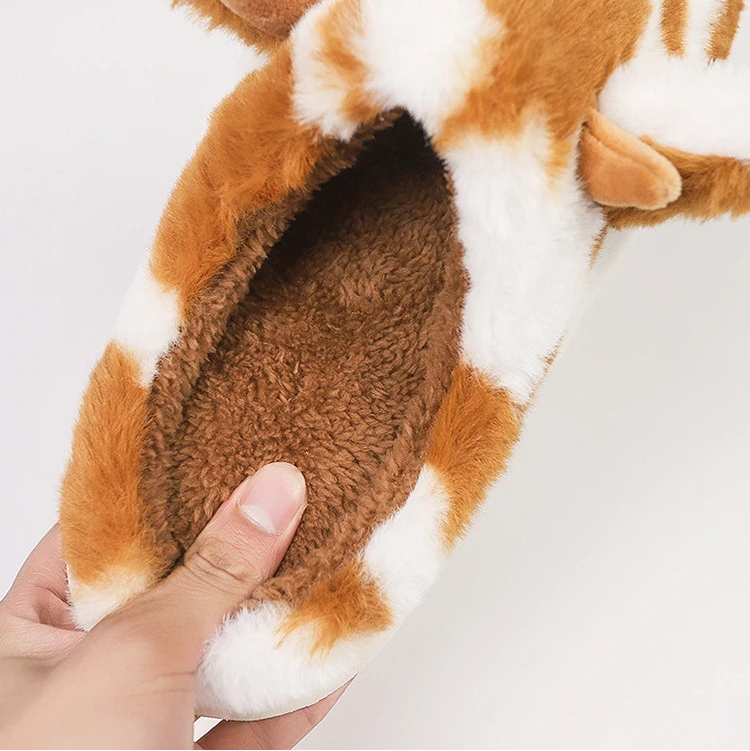 Chaussons Vache Marron