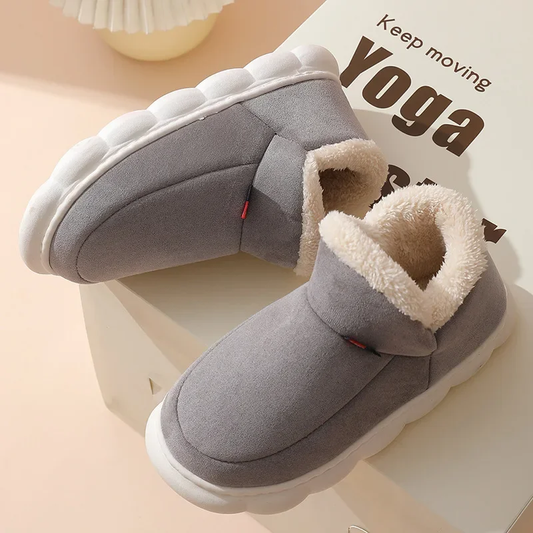 Chaussons Hiver Gris