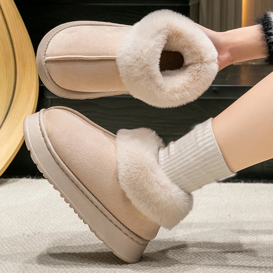 Chaussons Hiver Femme Blanc