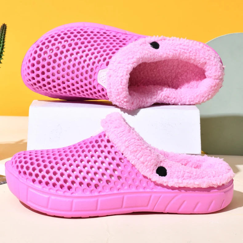 Chaussons Chauds Rose