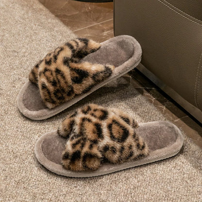 Chaussons Léopard Femme