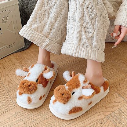 Chaussons animaux femme
