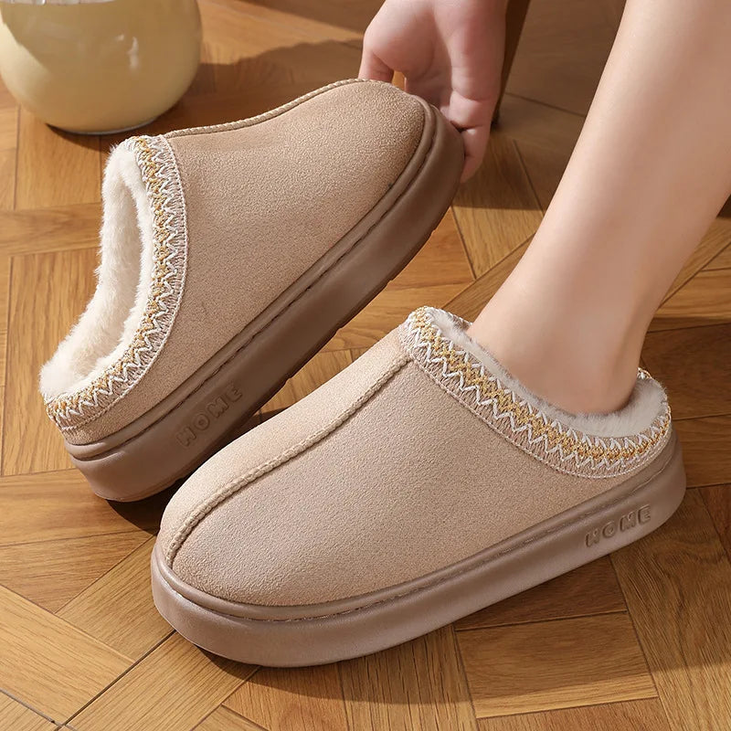Chaussons Confort Beige