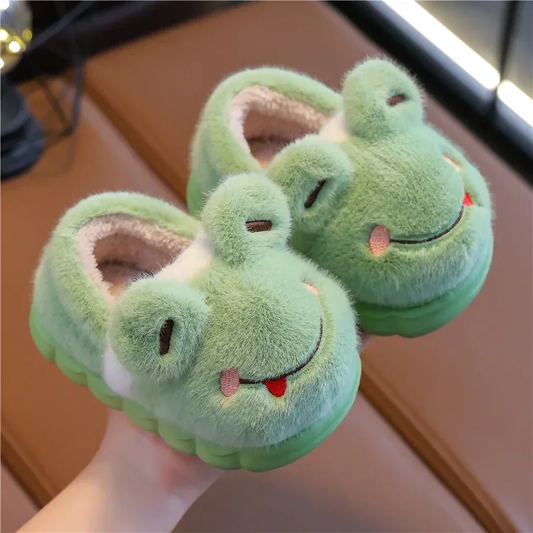 Chaussons Animaux Enfant Vert