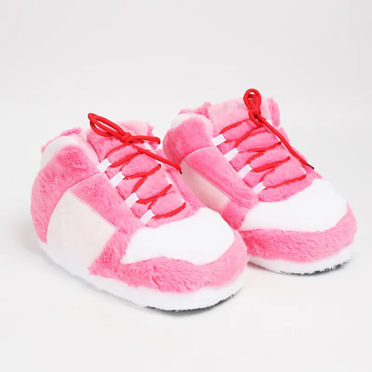 Chaussons Baskets Rose