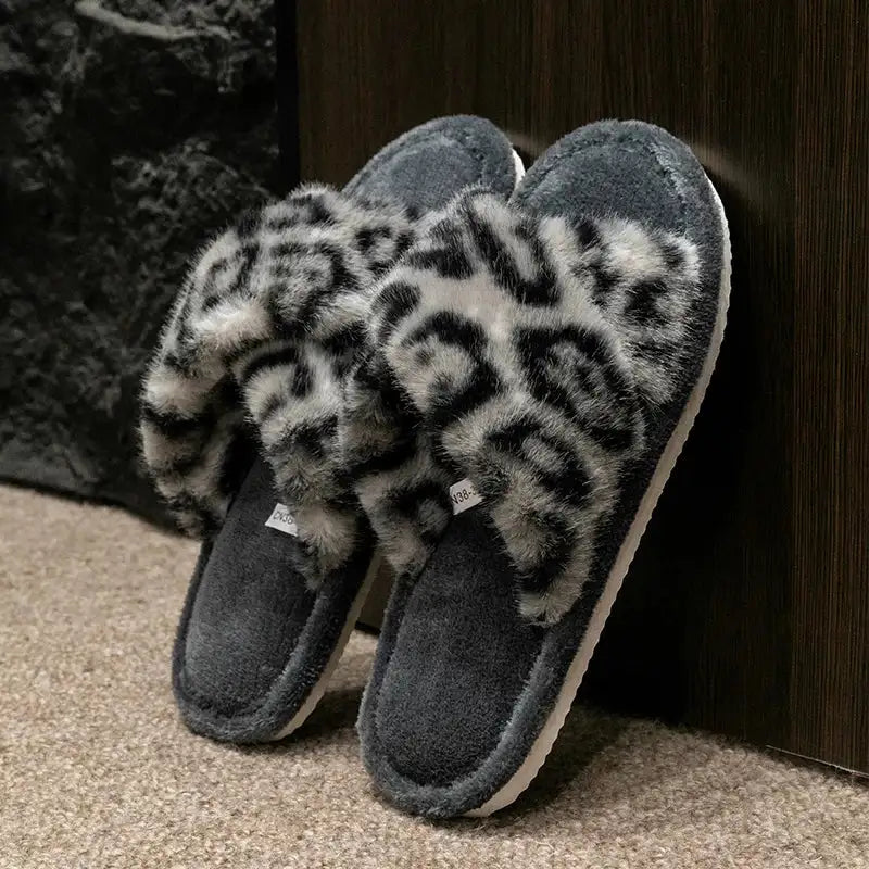 Chaussons Léopard Femme