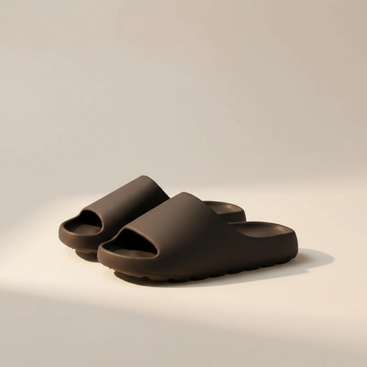 Claquette Confortable Homme Noir