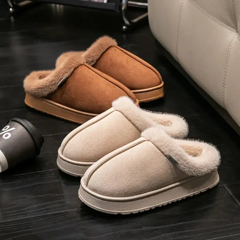 Chaussons Fourrées Femme