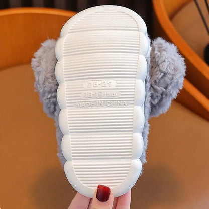 Chaussons Chien Enfant Rose