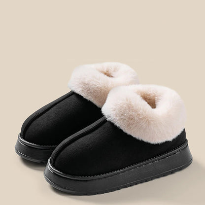 Chaussons Hiver Femme Noir