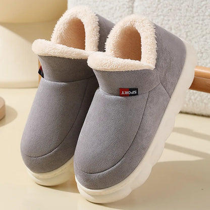 Chaussons Hiver Gris