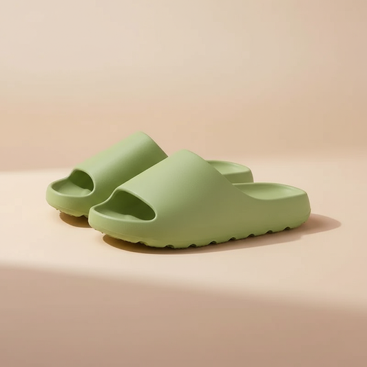 Claquette Confortable Homme Vert