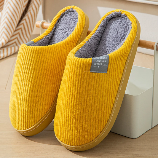 Chaussons Fermés Homme Jaune