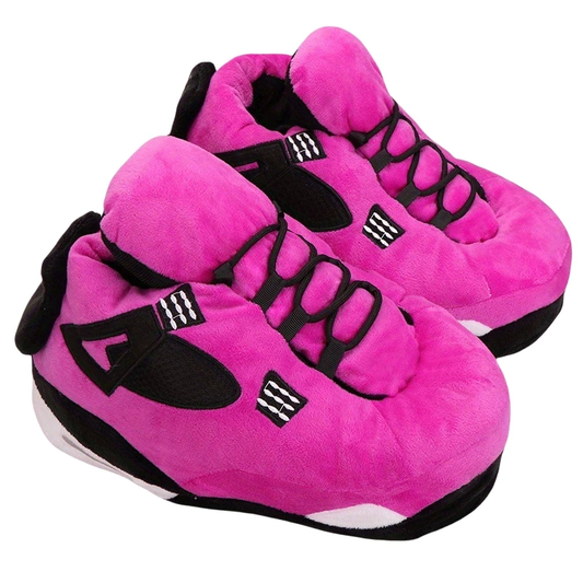 Chaussons Baskets Rose Vif