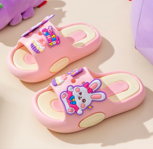 Claquette Fille Rose