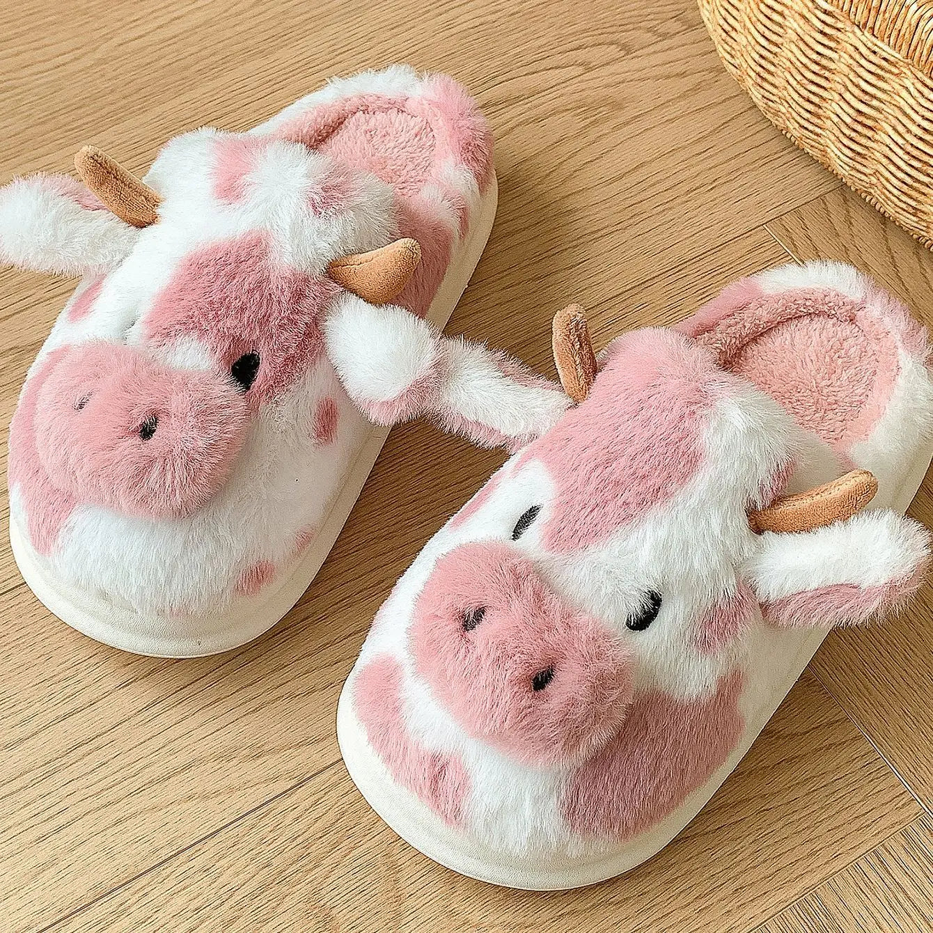 Chaussons animaux femme