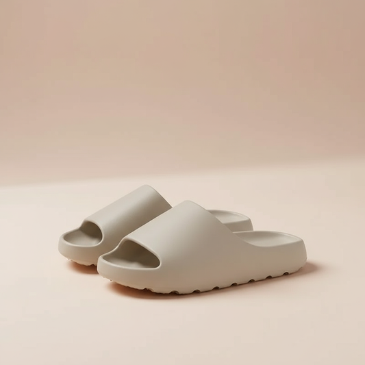 Claquette Confortable Homme Beige