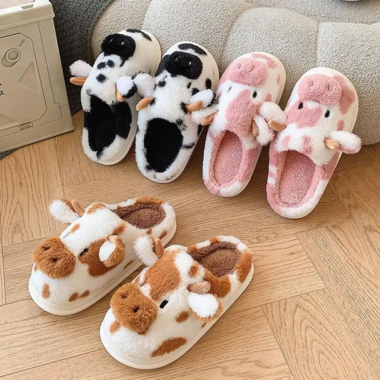 Chaussons animaux femme
