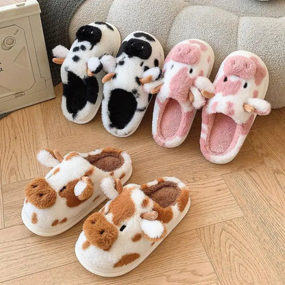 Chaussons animaux femme